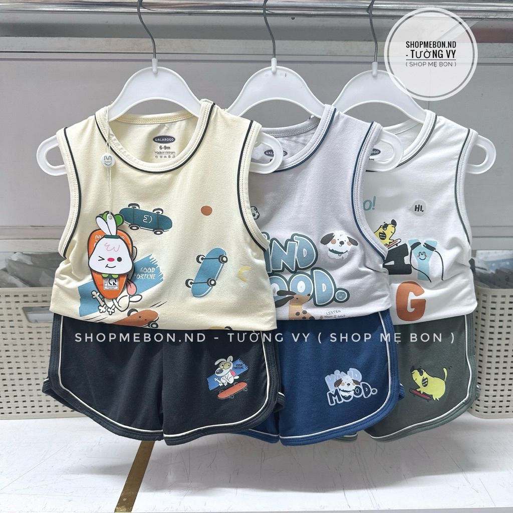 [ Uala Rogo ]  Bộ Ualarogo ba lỗ peptit cho bé trai bé gái