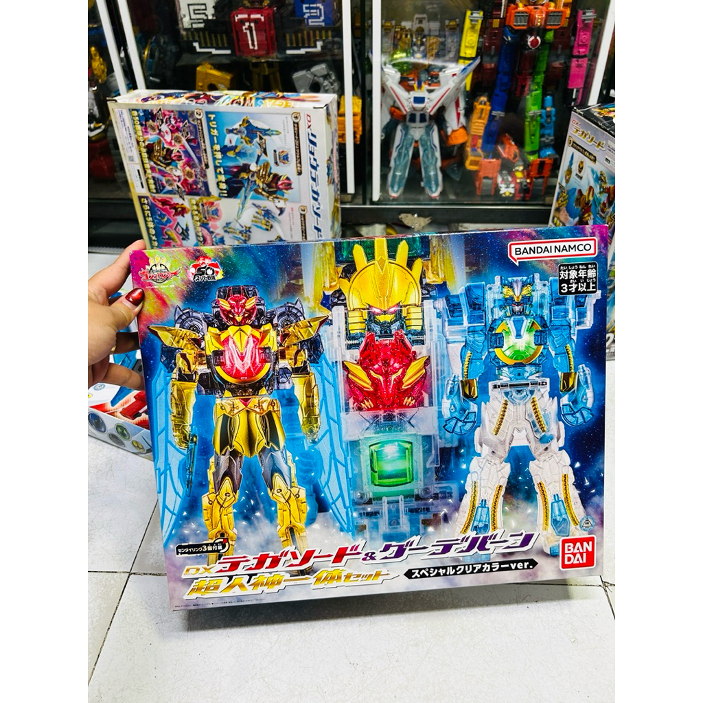 Đồ chơi siêu nhân BANDAI No.1 Sentai Gozyuger DX Tega Sword & Gudeburn Special Clear Color Ver