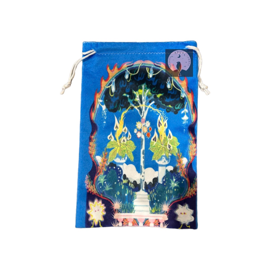 TÚI ĐỰNG BÀI EXOTIC FLORA TAROT – Túi Tarot họa tiết hoa lá huyền bí, phong cách thiên nhiên độc đáo