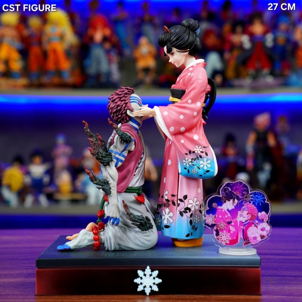 Mô hình Akaza & Koyuki – Kimetsu No Yaiba cao 26,5cm- Mô hình Demon Slayer