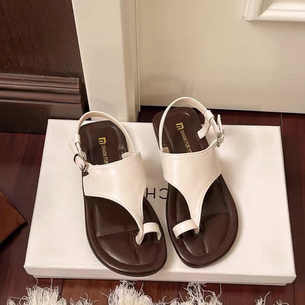 Lê Gia Store Sandal A156 quai xỏ ngón đế êm hậu khoá
