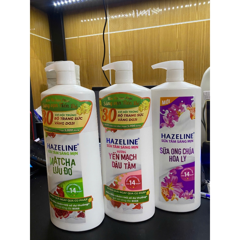 Sữa Tắm Hazeline Chai Lớn 1Kg Chính Hãng