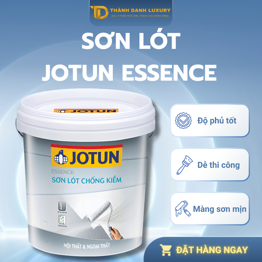 Sơn Lót Chống Kiềm Jotun Essence – Sơn Lót Nội Ngoại Thất, Tăng Độ Bám, Chống Ẩm Mốc