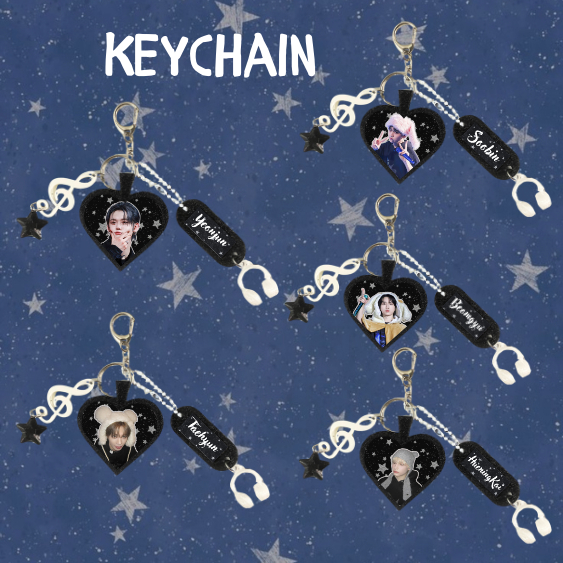 [KEYCHAIN] Móc khoá T-X-T kèm charm  - bubulee