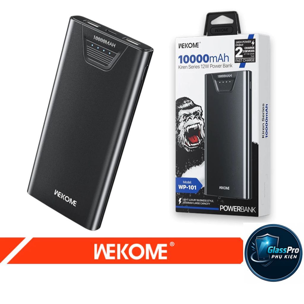 Sạc Dự Phòng WEKOME WP-101 10000mAh