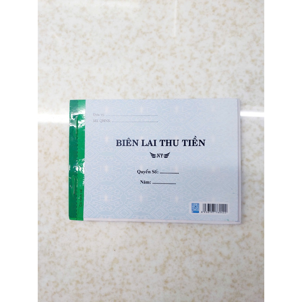 Lốc 10 quyển biên lai 2 Liên ( 1 quyển 60 tờ)