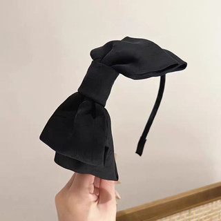 Bờm cài tóc hình chiếc nơ vải satin đáng yêu B2