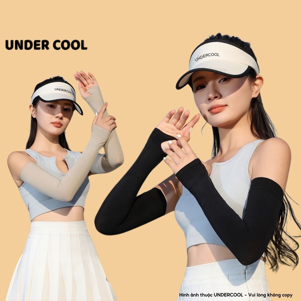 Ống Tay Cotton Chống Nắng UNDERCOOL Chống tia UV đi nắng mầu basic trơn thời trang chống UPF50+ OT05