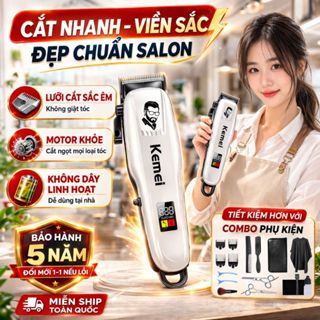 Tông Đơ Cắt Tóc Kemei KM809A PG Không Dây Chuyên Nghiệp Tông Đơ Cho Gia Đình Và Salon