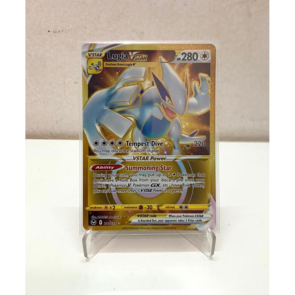 Thẻ Pokemon TCG English Silver Tempest Lugia Vstar Gold [211/195]