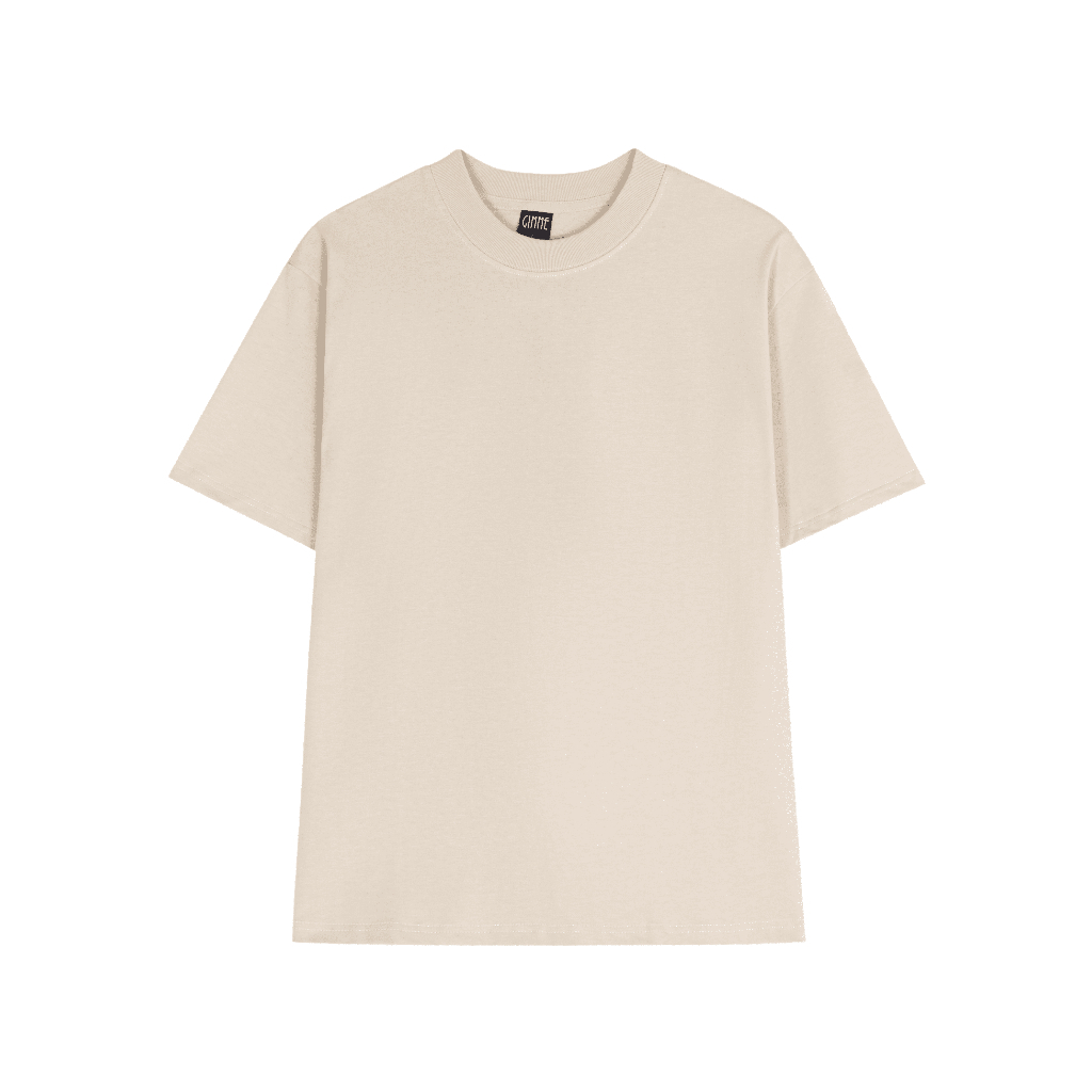 Áo Thun Trơn Gimme form Oversize - Premium Cotton Sợi Đôi -