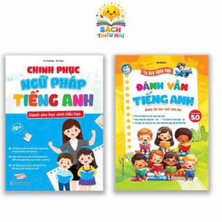 Sách - Combo 2 Quyển Chinh Phục Ngữ Pháp Tiếng Anh và Đánh Vần Tiếng Anh Dành Cho Học Sinh Tiểu Học
