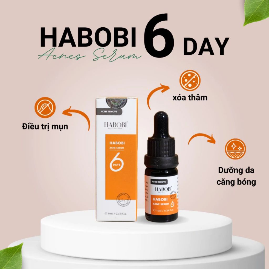 Serum 06 Giảm Mụn Mờ Thâm Se Khít Lỗ Chân Lông Chính Hãng HABOBI 10ml