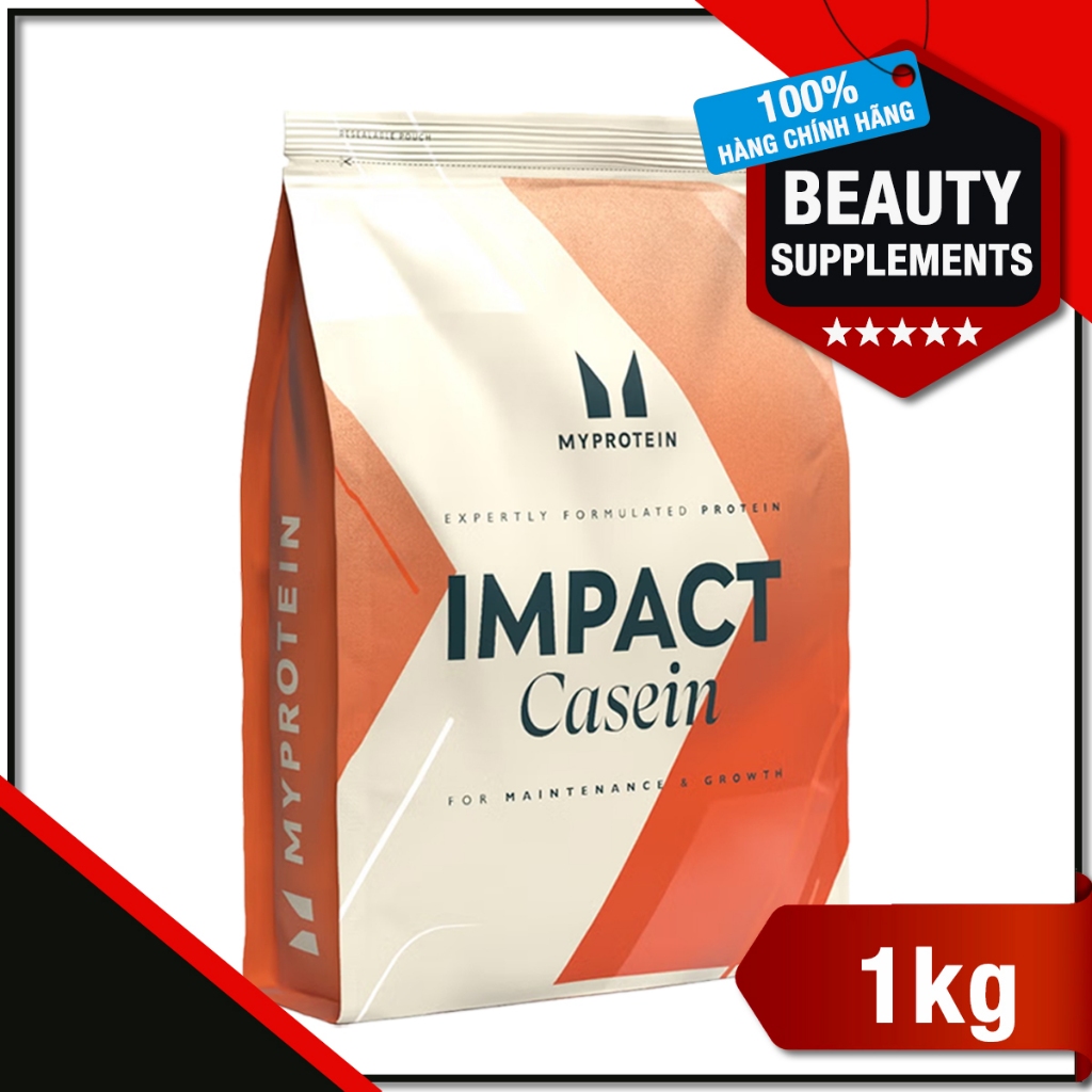 Bột Impact Casein Myprotein hỗ trợ cơ bắp ban đêm
