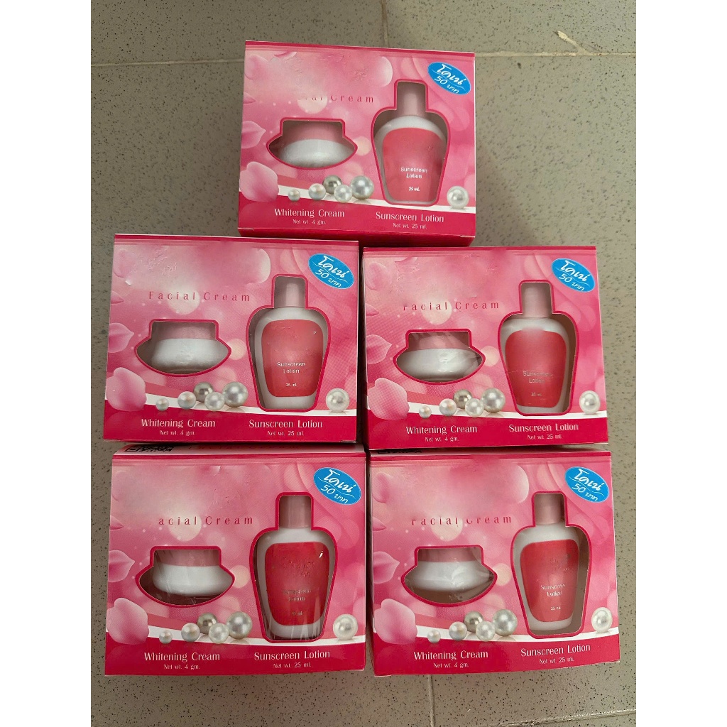 Kone combo 5 Bộ Kem Dưỡng Trắng Da Kone Mịn Chính Hãng Thái Lan – Dưỡng Trắng, Mờ Thâm Nám, Mịn Màng