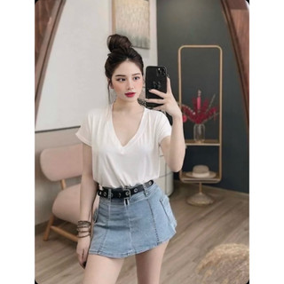 ÁO THUN CỔ TIM TAY CÁNH DƠI