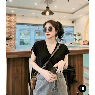 ÁO THUN CỔ TIM TAY CÁNH DƠI
