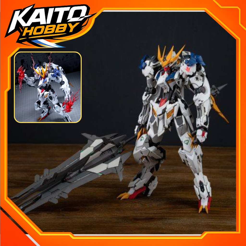 [HÀNG SẴN] MÔ HÌNH LẮP RÁP Barbatos Lupus Rex Wolf Model - Khung kim loại 1/100 - Tặng giá đỡ và dec