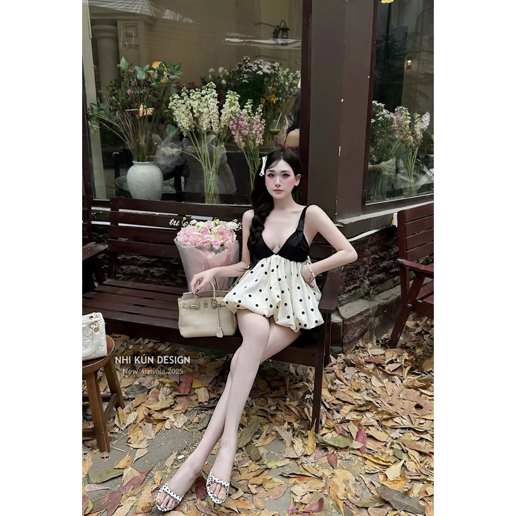 [ BÉMIU.STUDIO ] SET 2S BABYDOLL CHẤM BI