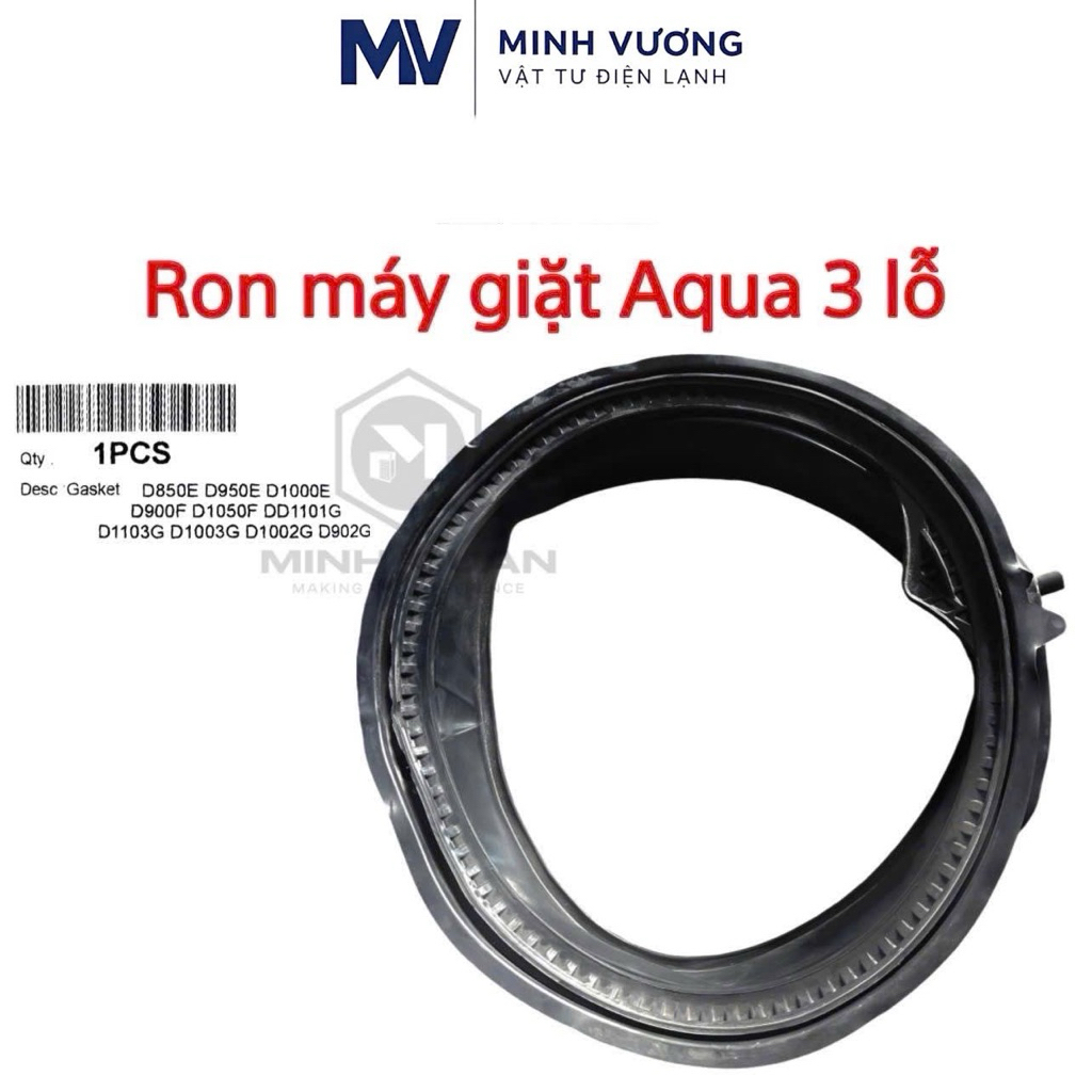 Gioăng ron cao su máy giặt AQUA AQD D850E, D950E, D1005E lồng ngang