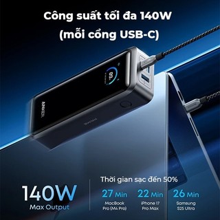Pin Dự Phòng ANKER Prime A110A 26250mAh 300W | A110B 20000mAh 220W Laptop