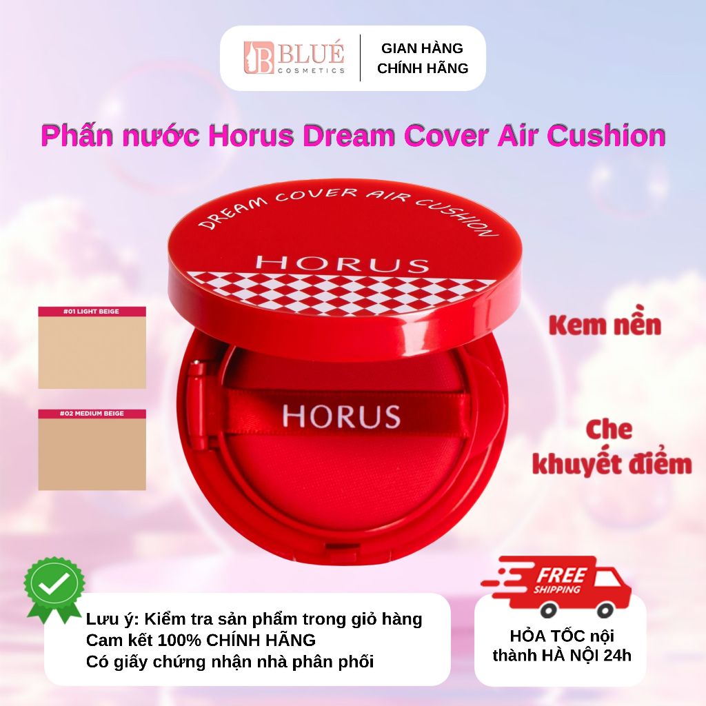 Phấn nước Horus Dream Cover Air Cushion 10g