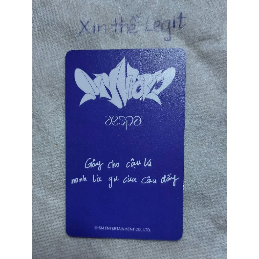 [CARD OFF] NINGNING card bơi back tiếng Việt (hiếm đó🫰)