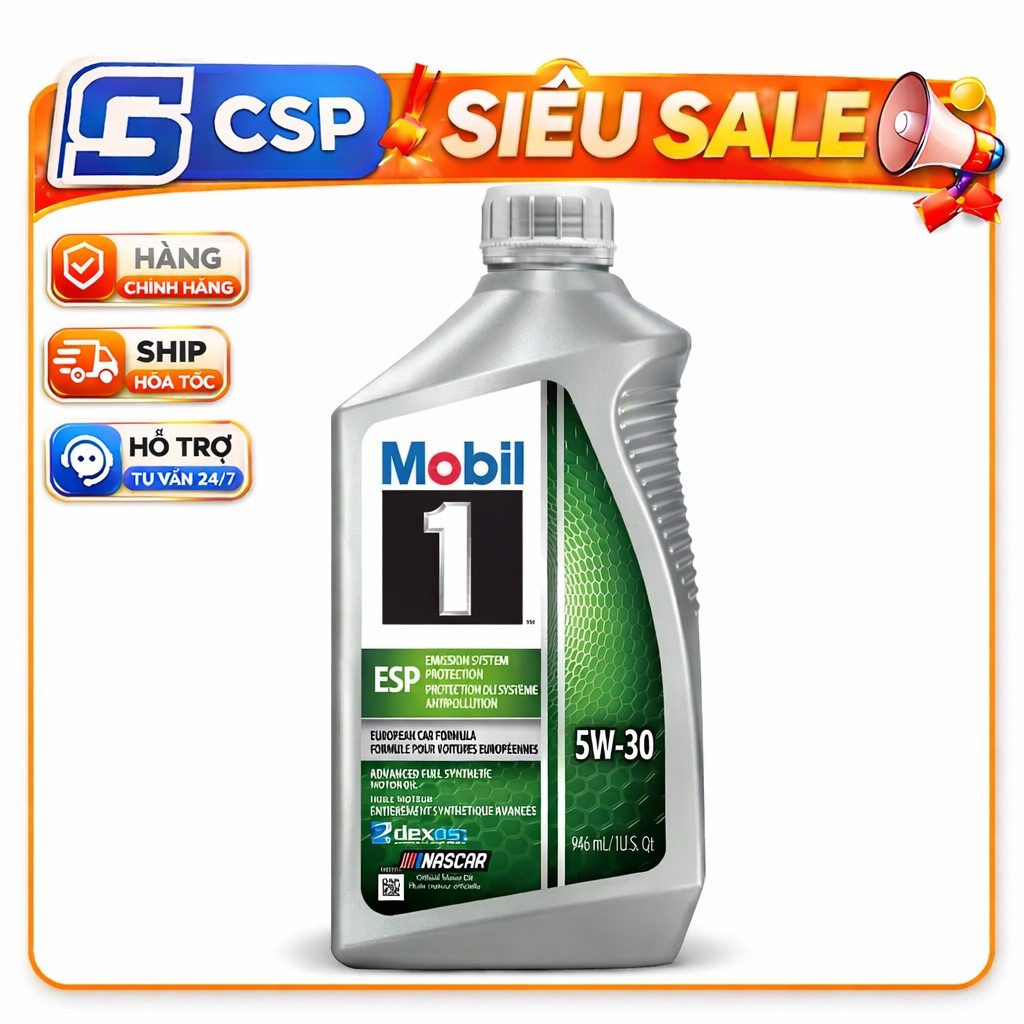 Dầu nhớt Mobil1 ESP 5W30 946ml