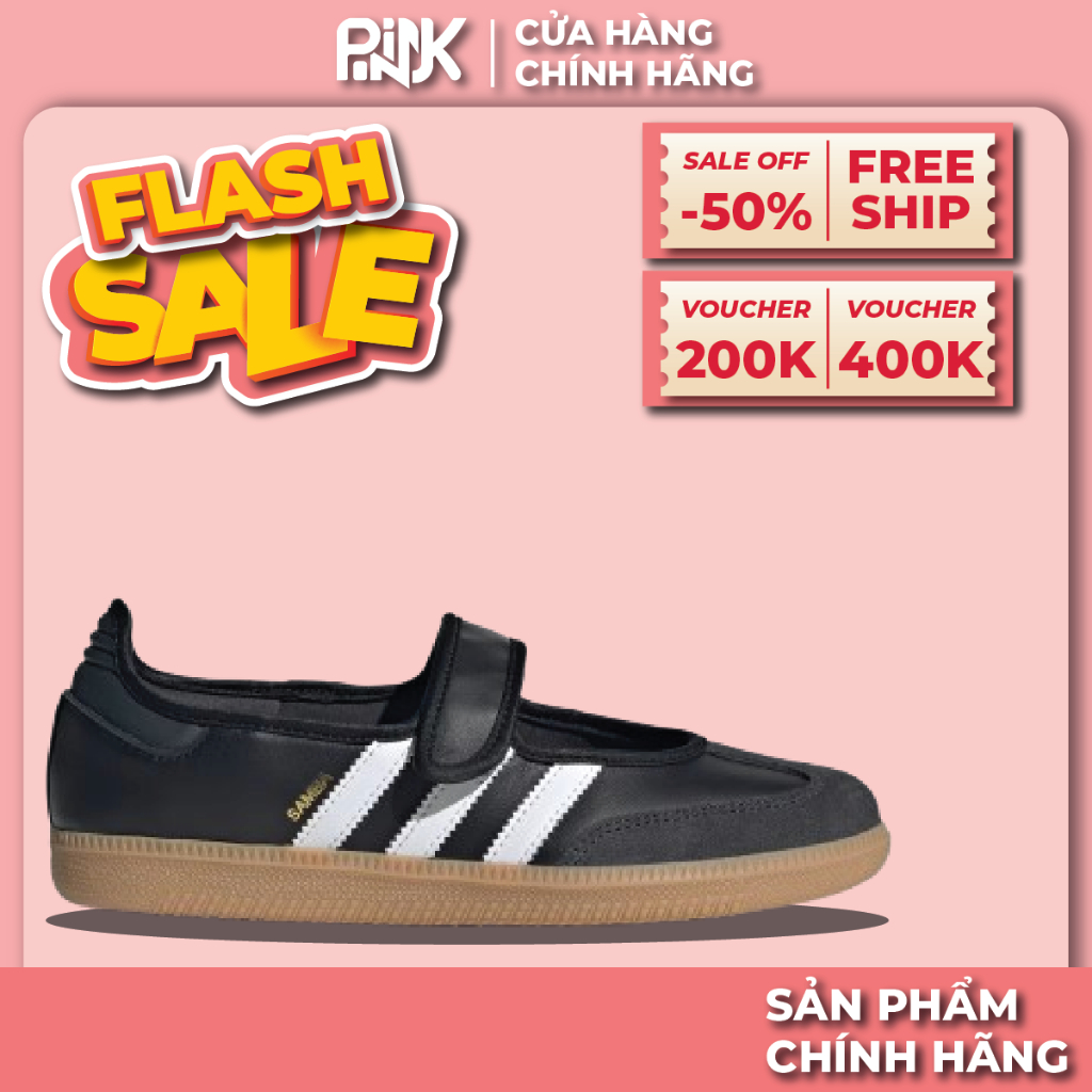 | PINK - CHÍNH HÃNG | Giày adidas Samba Jane 'Black'