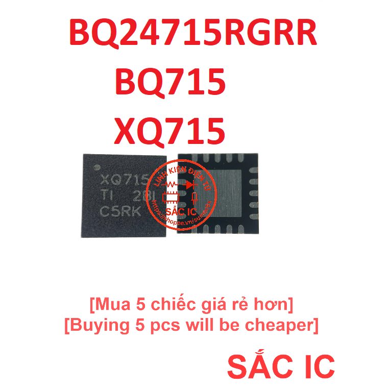 [BQ31] BQ715 BQ24715 24715 715 IC quản lý nguồn trên bo mạch - Mới nguyên bản - Original NEW