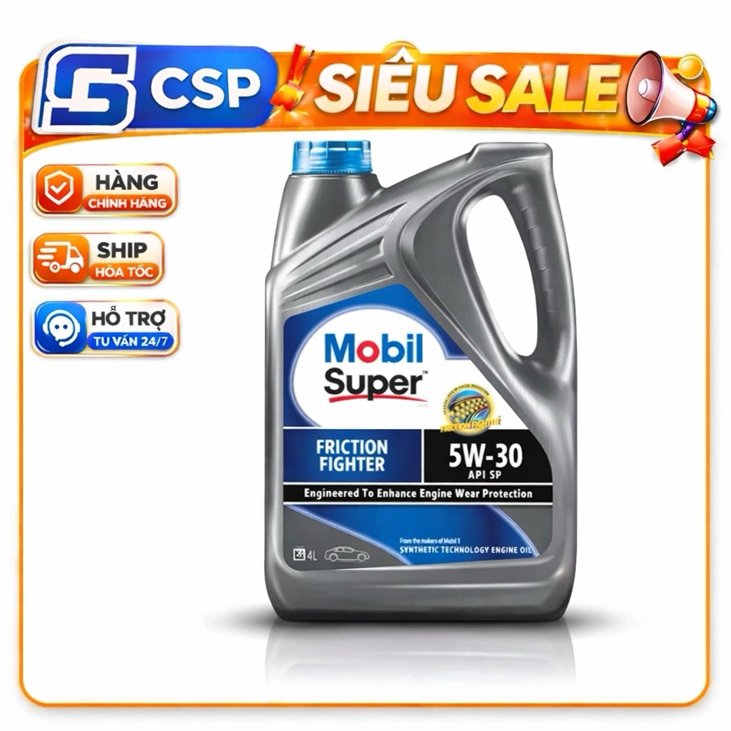 Dầu nhớt Mobil Super 5W30 4x4L/Sing