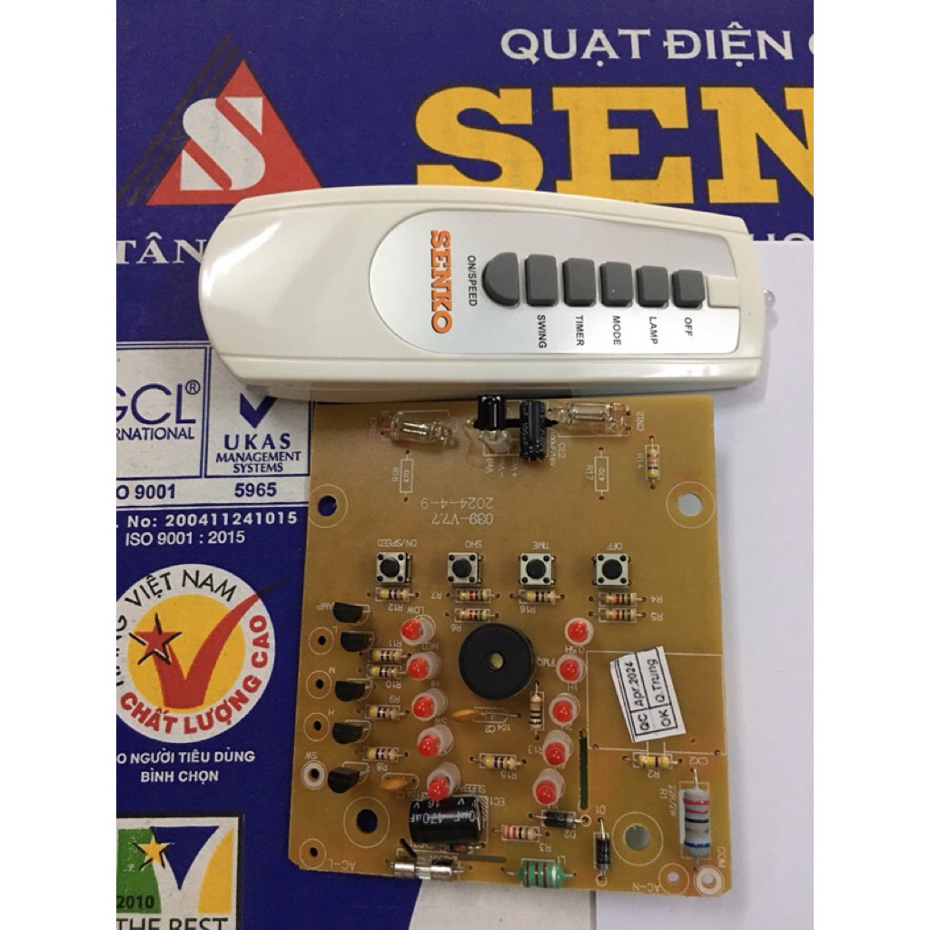 Bo mạch quạt treo senko TR1628 và TR828 Hàng chính hãng