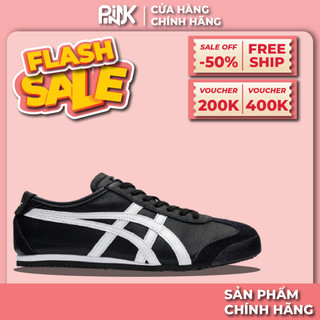 | PINK - CHÍNH HÃNG | Giày Onitsuka Tiger Mexico 66 Black White '1183C102-001'