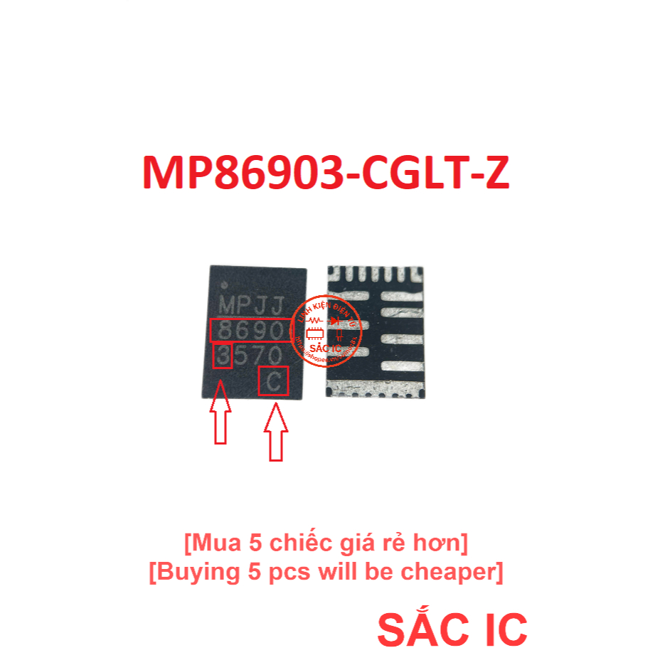 [MP70] MP86903-CGLT-Z MP8690 MP86903C 8690 86903 ic nguồn trên bo mạch - Mới nguyên bản - Original N