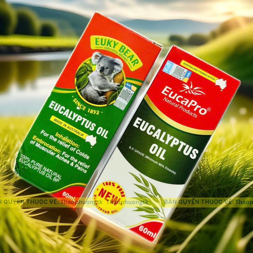 Dầu Khuynh Diệp EucaPro, Euky Bear, Kangaroo, Dầu khuynh diệp úc, Dầu Tràm Nguyên Chất dành cho trẻ,