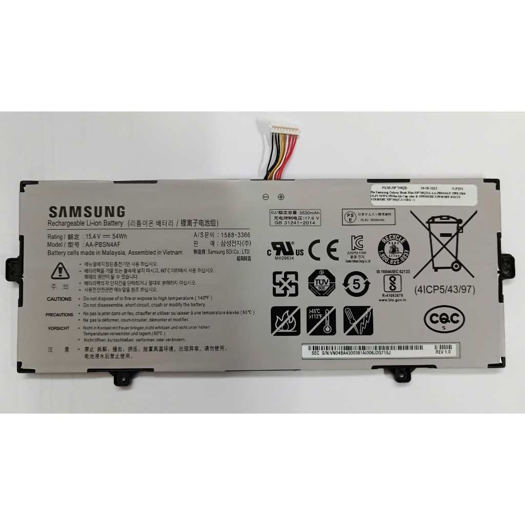 Thay Pin Laptop Samsung Galaxy Book Flex Alpha NP730QCJ NP730QDA NP930SBE mã AA-PBSN4AF