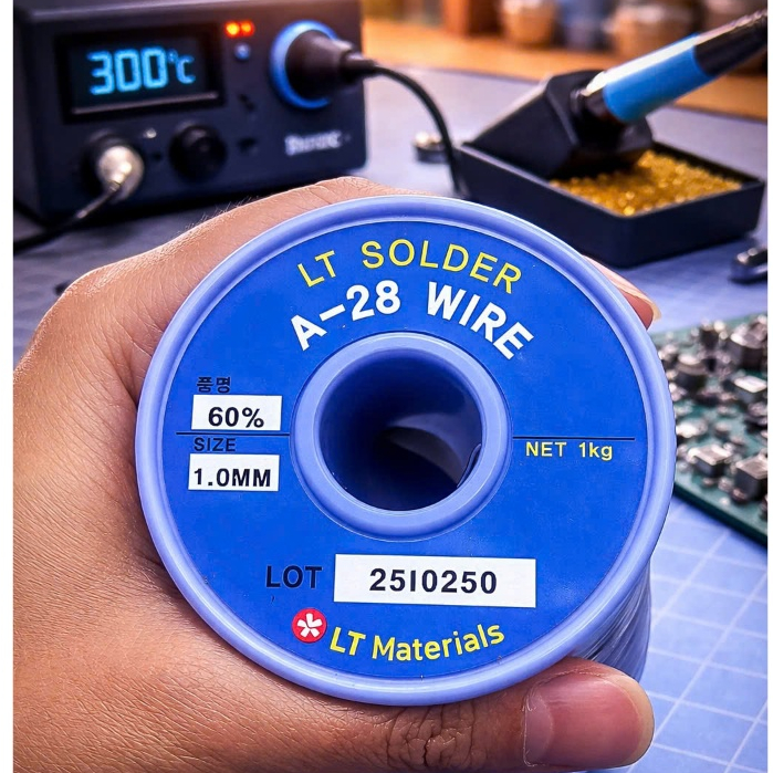 Thiếc hàn siêu nhẹ lửa mối hàn chắc chắn lan đều đẹp cuộn 1kg