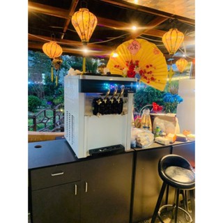 Máy làm kem tươi 3 vòi để bàn ICE CREAM