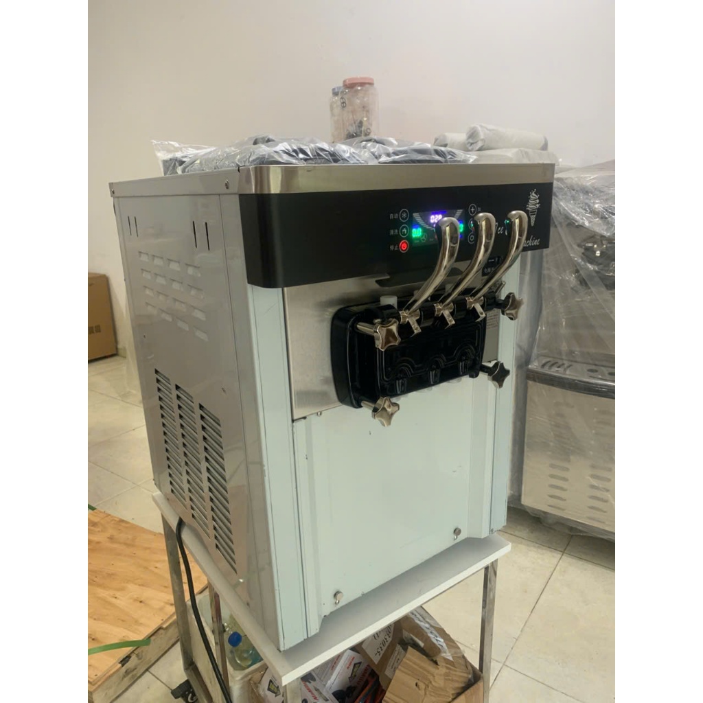 Máy làm kem tươi để bàn 3 vòi-hàng cao cấp ,bảo hành 12 tháng