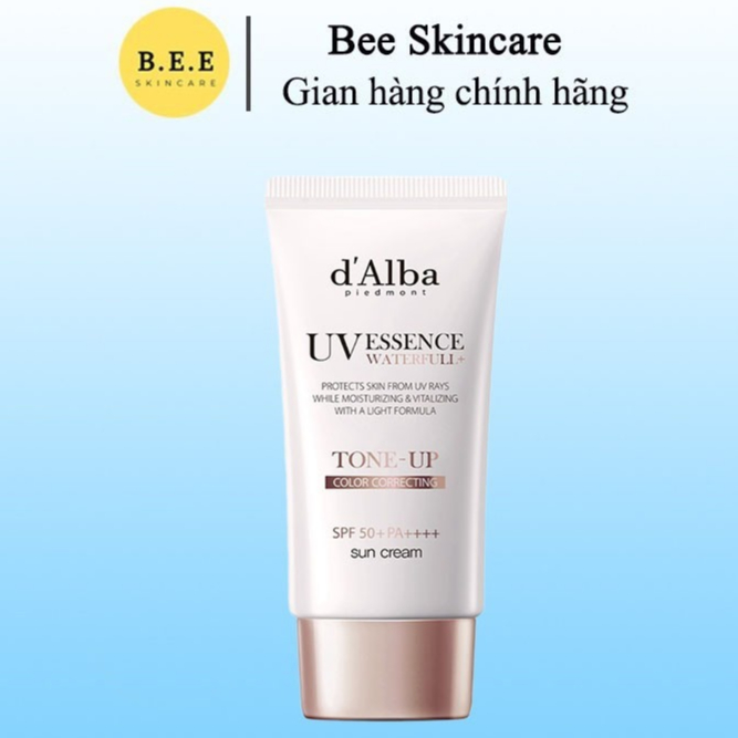 Kem Chống Nắng D'Alba Waterfull Tone-up Sun Cream SPF 50+ Nâng Tone Bee Skincare