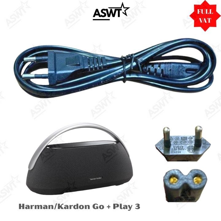 Dây sạc nguồn loa Harman Kardon Go + Play 3 dài 1.5m 3m xịn - FULL VÁT