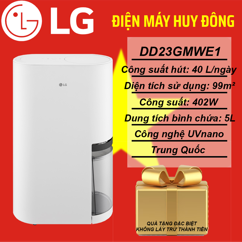 Máy hút ẩm LG Dual Inverter DD23GMWE1.ABAE