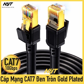 Dây Mạng Cat7 Đúc Sẵn Đầu Mạ Vàng 24K Cao Cấp NYT Tốc Độ Cao 10Gbps