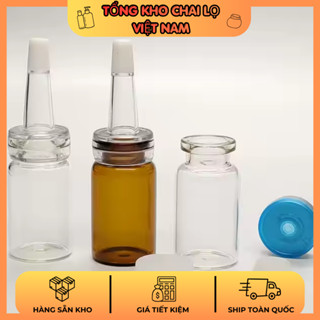 Lọ Chiết Serum 5ml – 10ml Nút Nhọn Nhỏ Giọt Dùng Chiết Tinh Dầu, Mỹ Phẩm Chuyên Dùng Spa