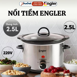 Nồi Tiềm Engler EL9116 Dung Tích 2.5L, Nấu Chậm 3 Chế Độ Lòng Gốm Ceramic Bảo Hành 24 Tháng - Điện Máy Phúc Hải