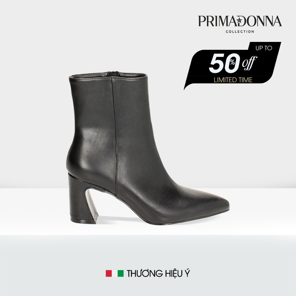 Giày boots Nữ Primadonna Collection Black Ankle Boot 7.5 Cm
