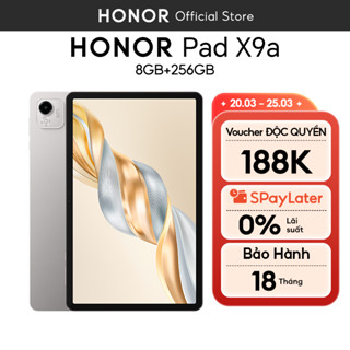 Máy Tính Bảng Honor Pad X9a Wifi 8GB 256GB | Pin 8300mAh | Chip Snapdragon 685 | BH 18 Tháng