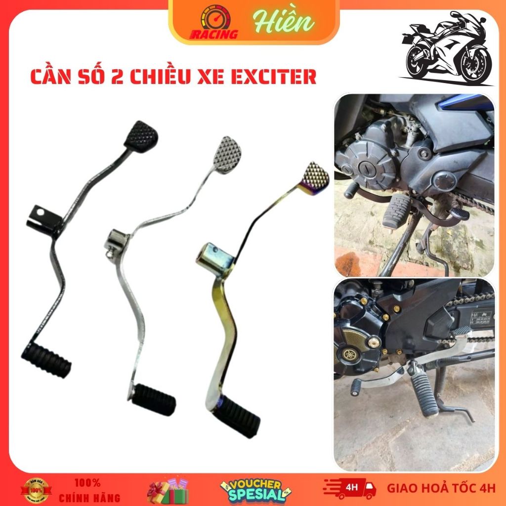 Cần Số 2 Chiều Ex 150, 135 5 Số, Cần Số Ex 150 Màu Đen Lắp được Ex150 15-19, Ex 135 2011 2014 EX150