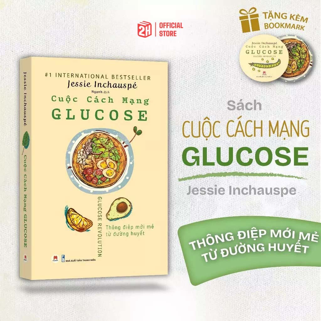 Sách Cuộc Cách Mạng Glucose, Ổn định đường huyết, Sách tiểu đường giảm cân, cắt giảm đường - 2HBooks