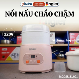 Nồi Nấu Cháo Chậm Engler EL001 Lòng Nồi Tráng Men Giữ Trọn Vị, An Toàn Tiện Lợi Dễ Dàng Vệ Sinh - Điện Máy Phúc Hải